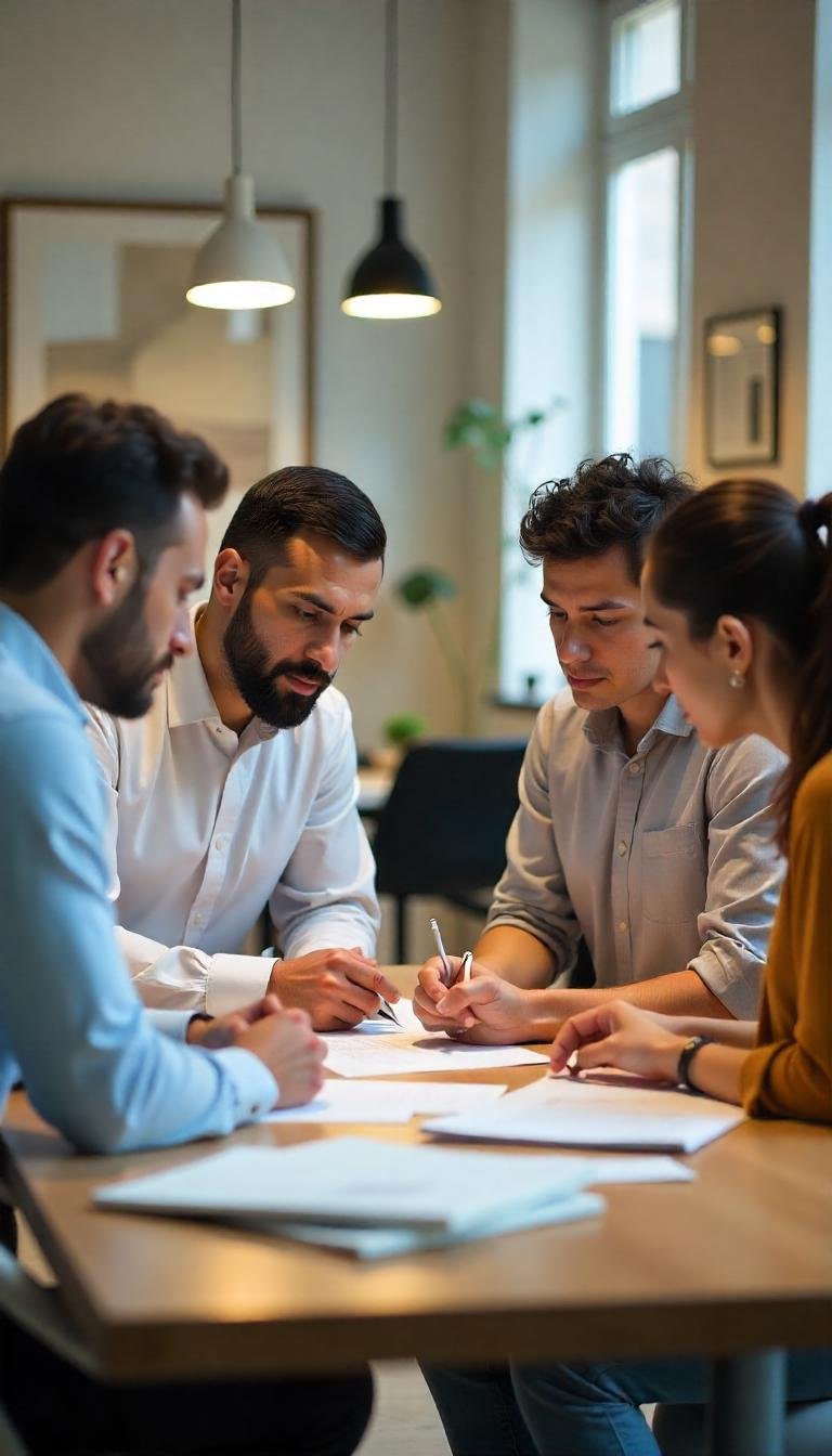 Group of people Doing Meeting